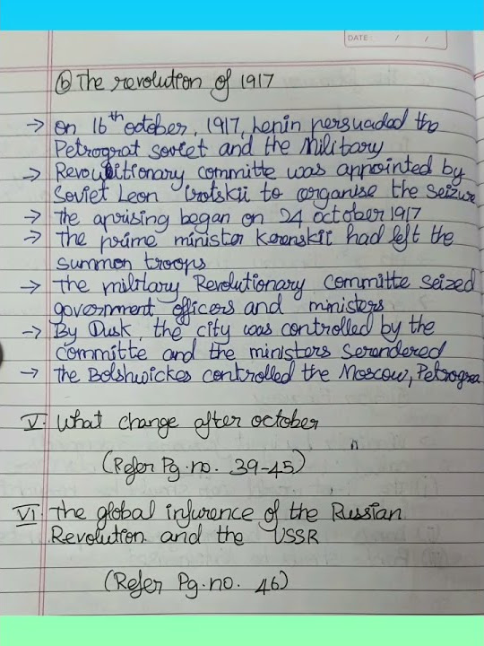 CLASS 9 CH2 SOCIALISM IN EUROPE AND RUSSIAN REVOLUTION NOTES - YouTube