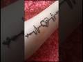 trending 💞P💞 letter mehndi tattoo 🤗#mehndidesign #shorts #hennadesign #trending #viral #tattoo ❤️