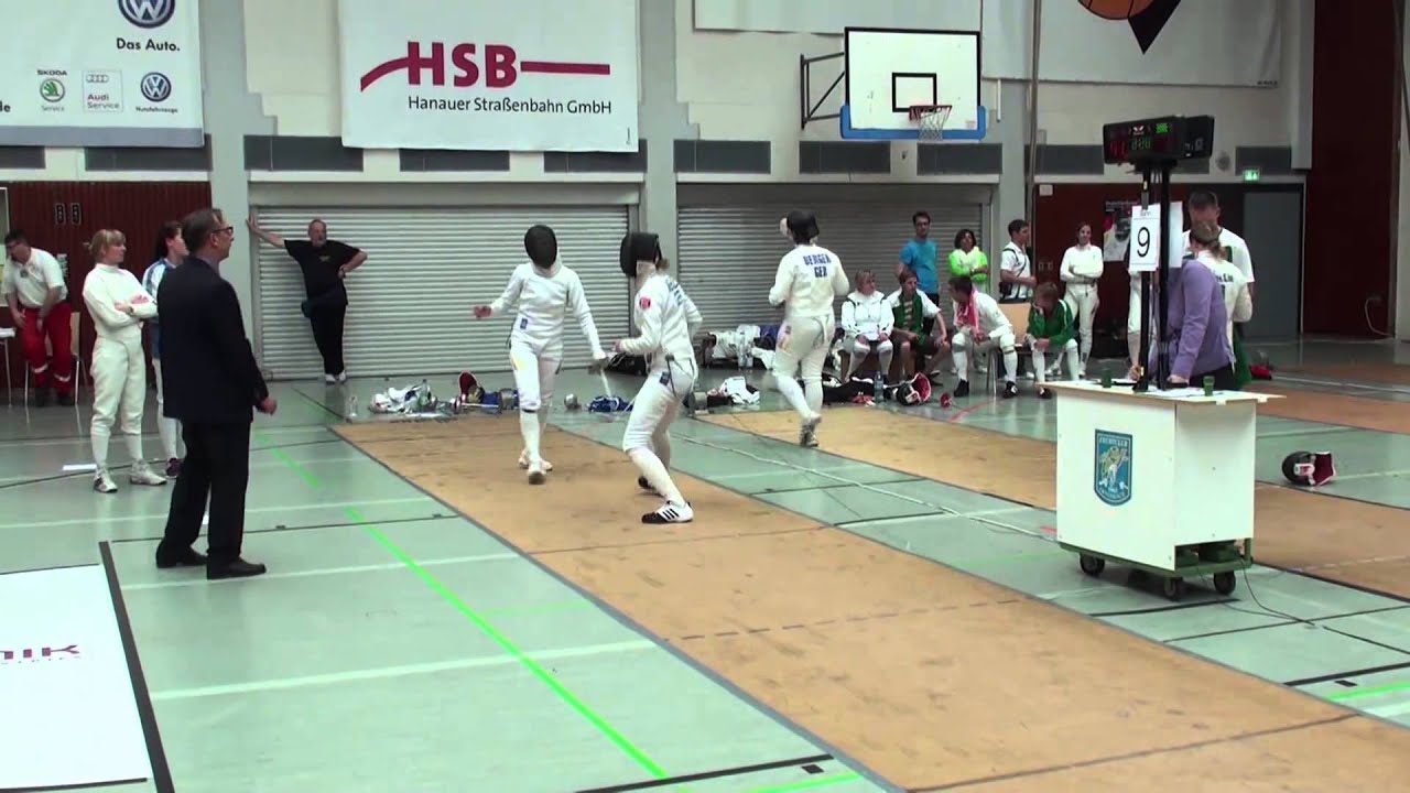 Deutschlandpokal 2013 in Hanau,  Halbfinale Damendegen