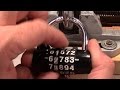 (picking 250) 5 wheel combination padlock inspected and decoded [ false gates ]