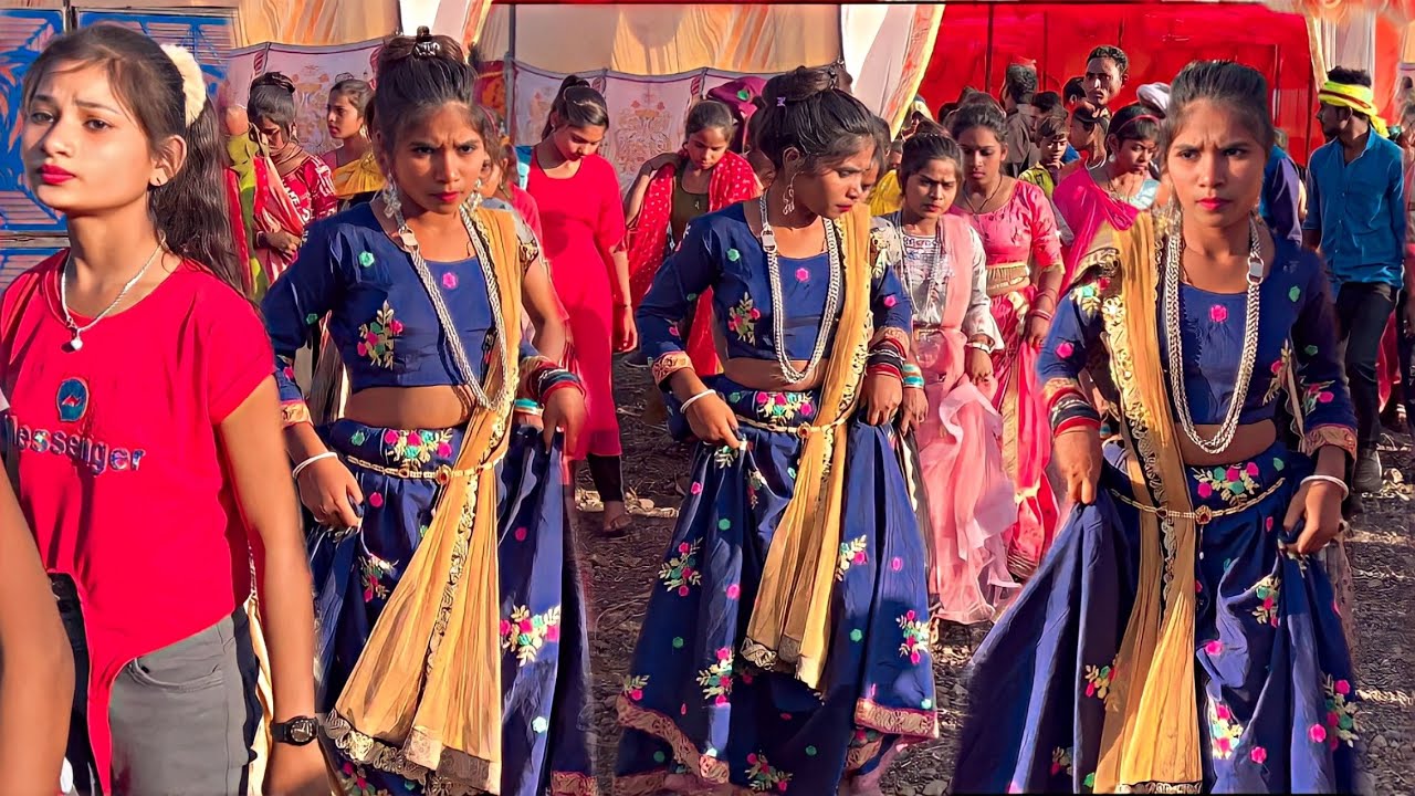 પ્રેમીન મલવા આવી ડુંગર મા વેવાણ || Dipak R Bariya || Adivasi Timli Dance Girls Gafuli 2023