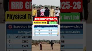 RRB group d result 2025, RRB group d cutoff 2025, group d physical test training