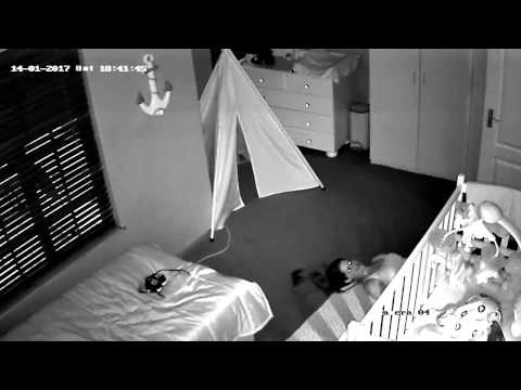 Dad Checking Home Security Footage Is Startled To Spot His Wife Lying On Baby’s Bedroom Floor