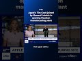 Apple's Tim Cook joined by Howard Lutnick in opening Houston manufacturing plant