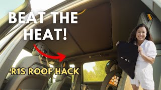 Rivian R1S Roof Hack! 🌞 VION Sunshade Review + Install