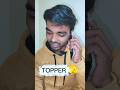 "Exam And Study 📖🤭"| Topper  Vs Backbencher #153 | #shorts #comedy #funny #vlog #trending