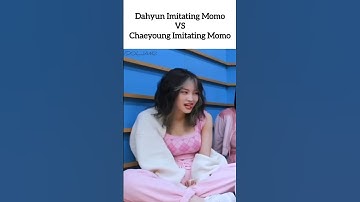 Dahyun & Chaeyoung Imitating Momo 😄 #twice #twicemomo #dahyun #chaeyoung #funny