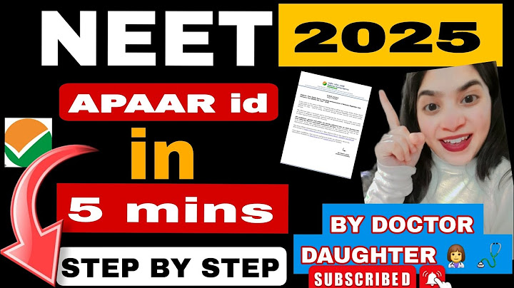 How to Make APAAR id in 5 mins | Step by Step Process #neet  #neet2025  #update #doctor#ytfeed#trend