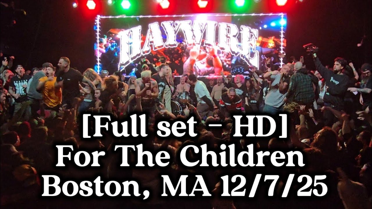 Haywire live - [Full set] FTC - Boston - 12/7/25 - YouTube
