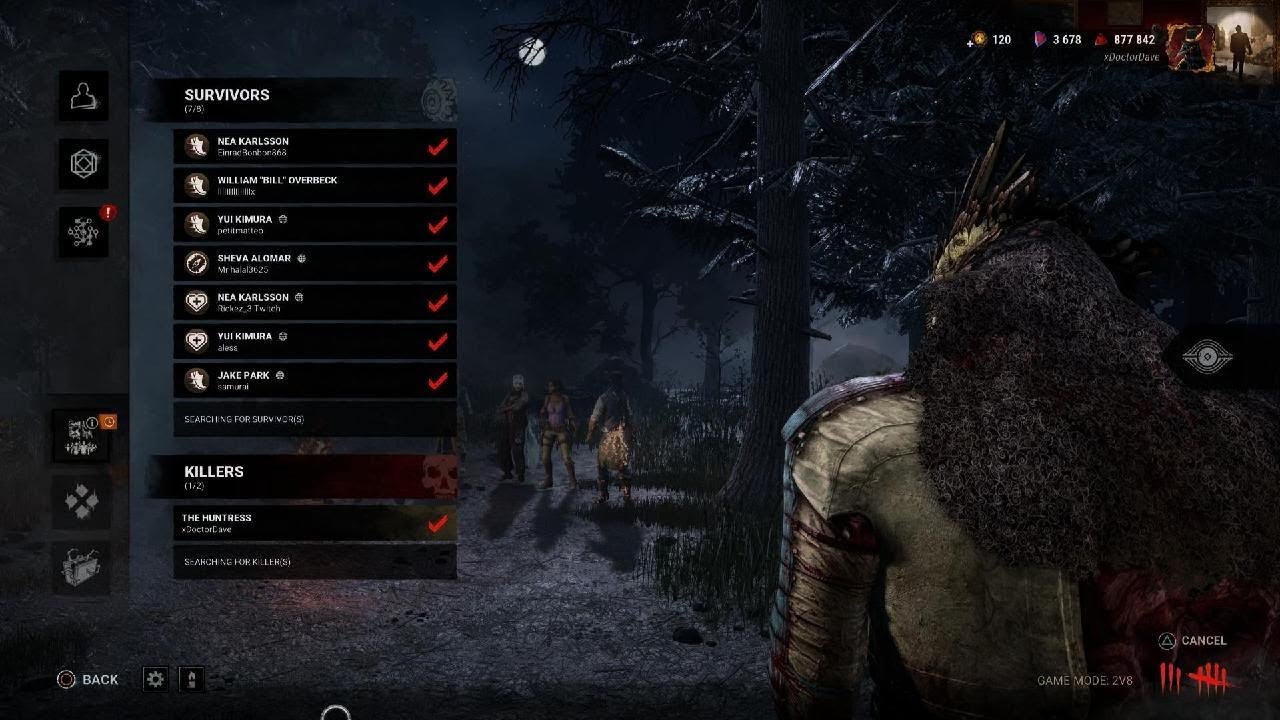 My first 2v8 Killer Match [Huntress/Nurse 8K]| Dead by Daylight - YouTube