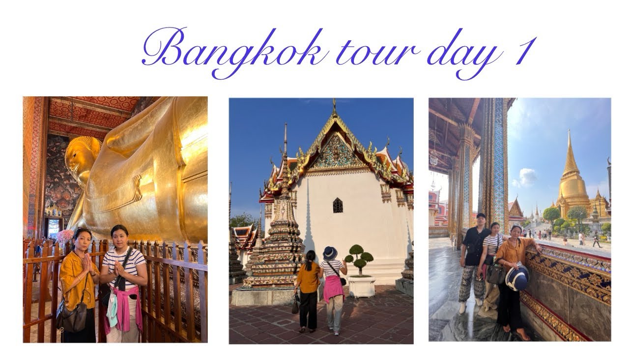 Bangkok tour day 1 : from floating market vibes to serene beauty of Wat Pho 