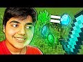 MİNECRAFT ama her şeyden RASTGELE EŞYA düşüyor !!