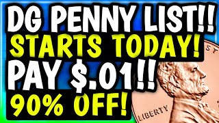 🏃‍♀️STARTS TODAY!!🏃‍♀️WATCH NOW!🏃‍♀️DOLLAR GENERAL PENNY LIST \& NEW CLEARANCE MARKDOWNS🏃‍♀️