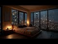 New York Penthouse During Heavy Rainstorm | Rain Sounds for Sleeping and Relaxing Tonight