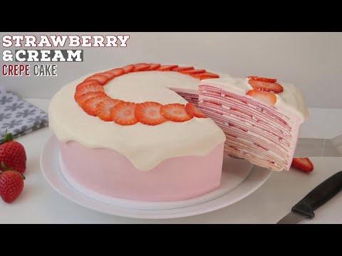 Video: Pancake Cake With Strawberries