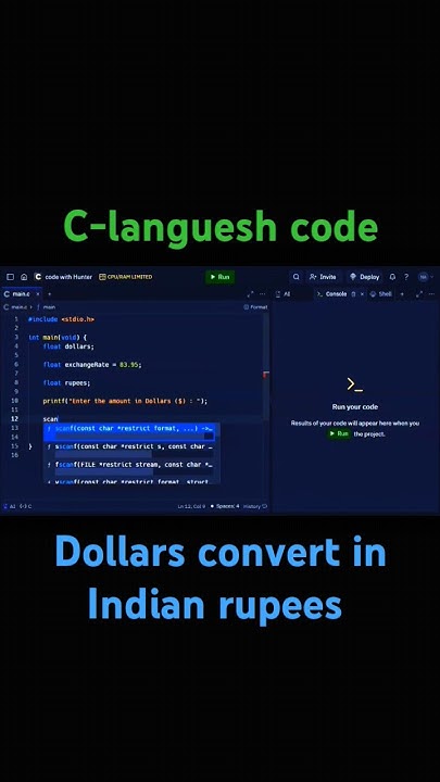 c-language-code-in-this-code-dollars-convert-in-indian-rupees