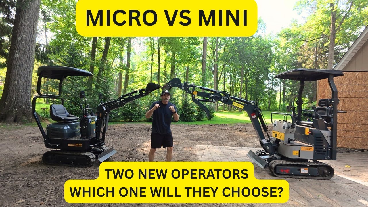 Micro excavator vs Mini excavator