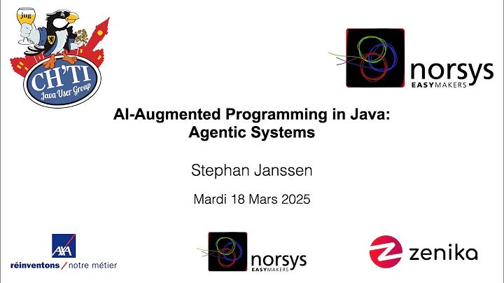 AI-Augmented Programing in Java: Agentic Systems 🇬🇧 — Stephan Janssen