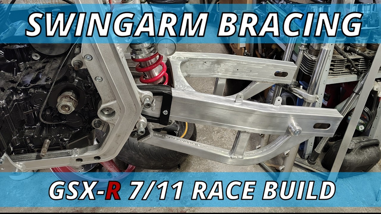 Building a Yoshimura Style Aluminium Swingarm GSX R750 Slabside #MotorcycleFabrication #Metalworking