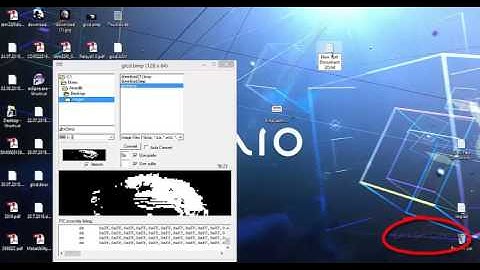 Display image on GLCD