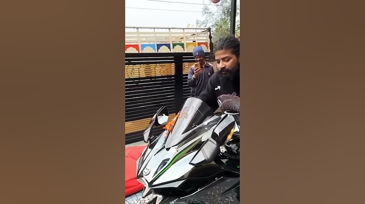 Finally Apni New Superbike Ninja H2