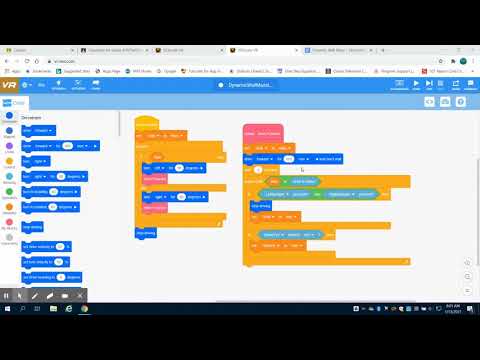 VEX VR Dynamic Wall Maze Level 3 Tips Bump Sensors