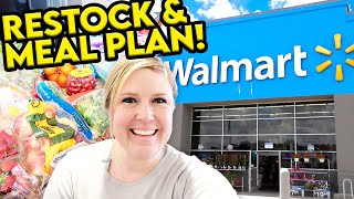 🛒 $400 Walmart Grocery Haul \& Meal Plan for a Family of 4!