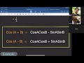 Compound &amp; Double Angle Identities