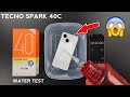 Tecno Spark 40C Water Test 💧💦| Spark 40C is Actually Waterproof Or Not?