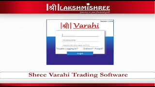 How you can use Shree Varahi ? | Trading Software | Lakshmishree Group screenshot 1