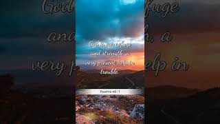 Psalms 46:1 (KJV) | Bible Verse About God’s Blessings