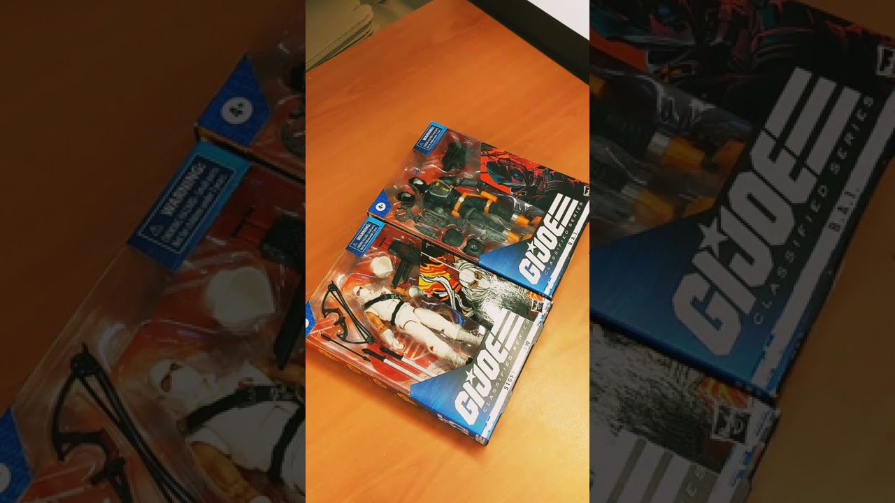 G.I. Joe Classified Series order packed and shipped