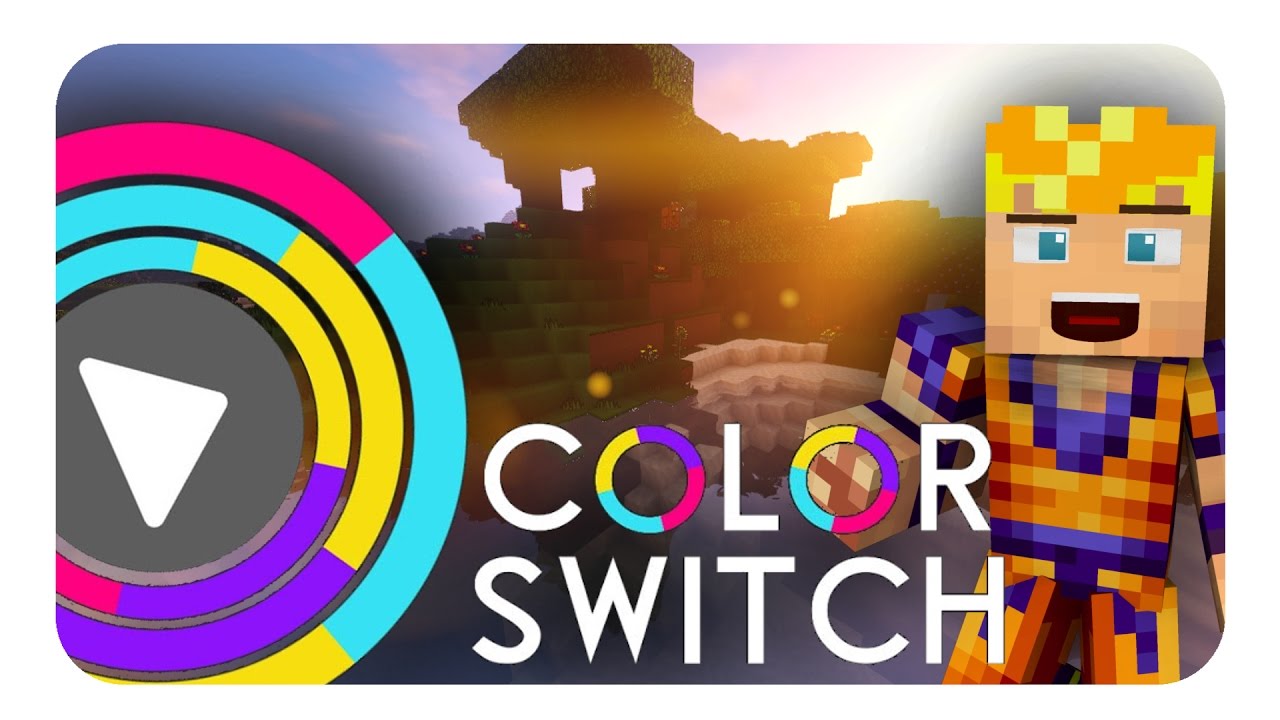 COLOR SWITCH W MINECRAFT - YouTube