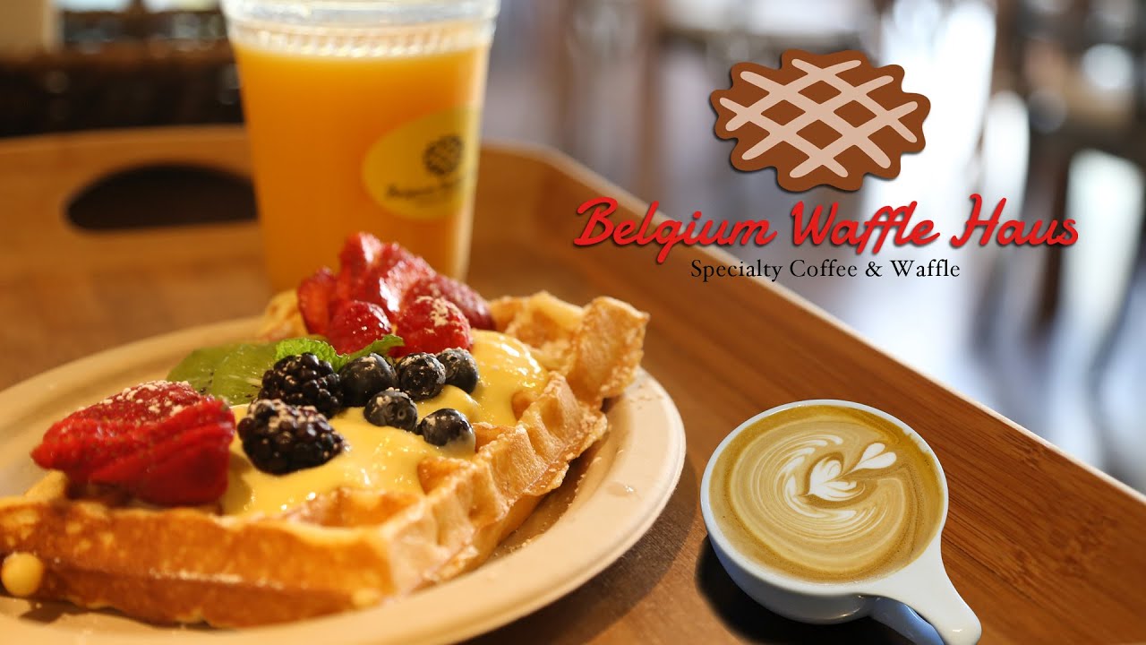 Belgium Waffle Haus/ Latte Throwdown - YouTube