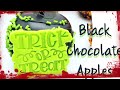 How To Color Black Chocolate Apple for HALLOWEEN