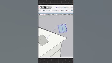place Objects In perfect Alignment in sketchup #cad2grow #sketchup