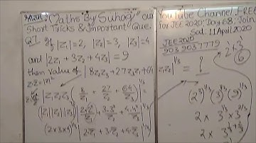 68 Day Lec 7 Complex Numbers Crash Course JEE Main Advanced 2020 Complete Maths in 60 Days