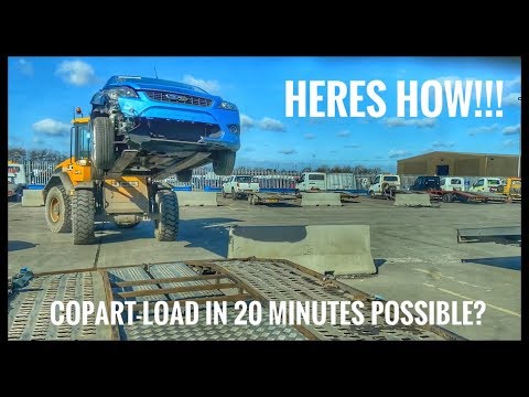 How to get loaded at COPART in 20 minutes - collect 4 cars in one morning