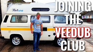 JOINING THE VEEDUB CLUB | Nath Buys a VW T25/T3 Vanagon Camper Van (Van Tour)