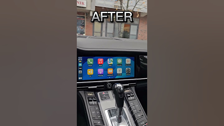 Porsche Panamera Screen Upgrade with Apple Carplay  #applecarplay #porsche #panamera #porschelove
