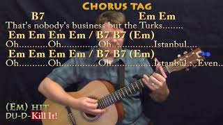 Istanbul (They Might Be Giants) Strum Guitar Cover Lesson with Chords/Lyrics - Capo 1st