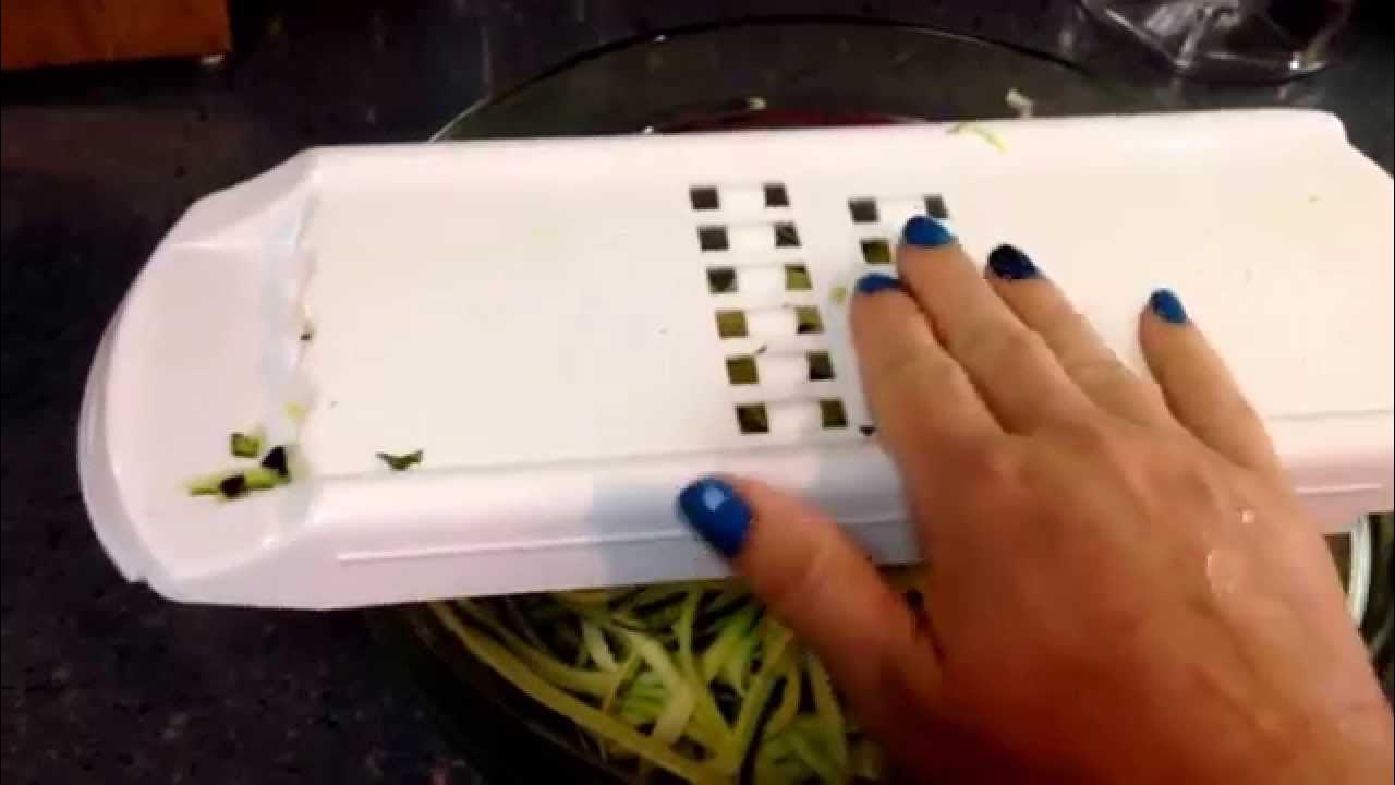 The Pampered Chef Veggie Strip Maker highlights YouTube