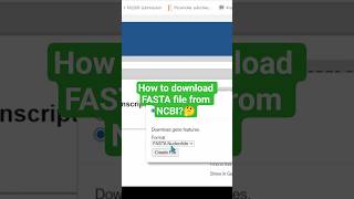 NCBI Genbank and FASTA format explained in 60 Seconds