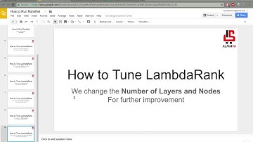 Lecture 9, Tunning Layers for LambdaRank