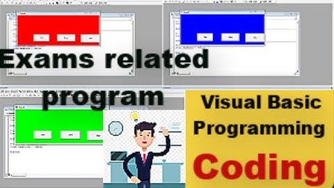 [Visual Basic] Program:  Change the Form background color with Code Window. [Coding] Urdu\Hindi