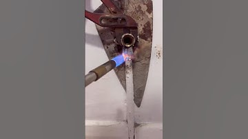 How to sweat off a soldered fitting #diy #soldering #asmr #youtubeshorts