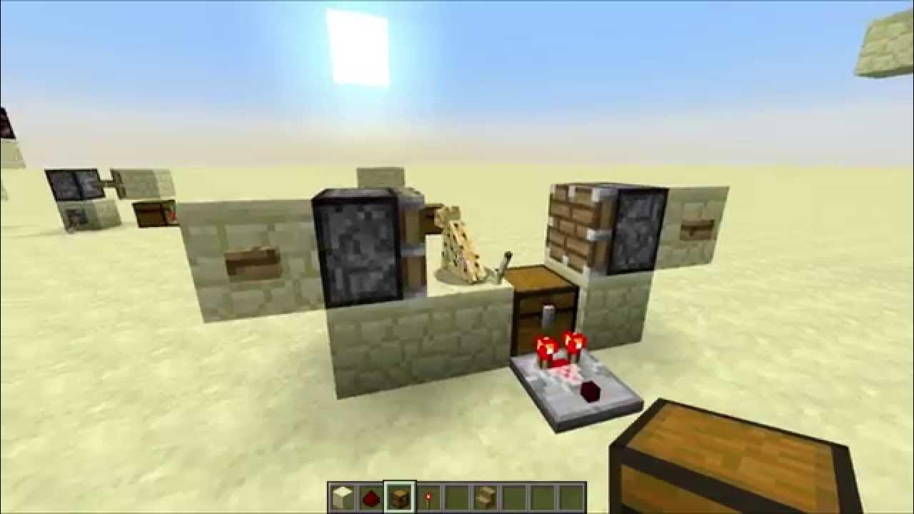 Tutorial Redstone Comparator Update Detector YouTube