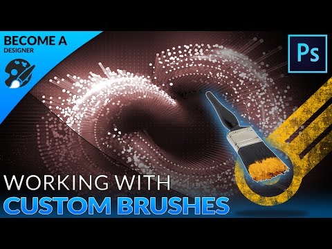 Using Custom Brushes - # Adobe Photoshop Design Tutorial Series