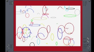 MSX Typed in Circle Graphic Demo 3