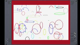 MSX Typed in Circle Graphic Demo 3